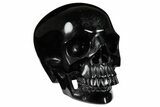 Realistic, Polished Obsidian Skull - Mexico #199591-1